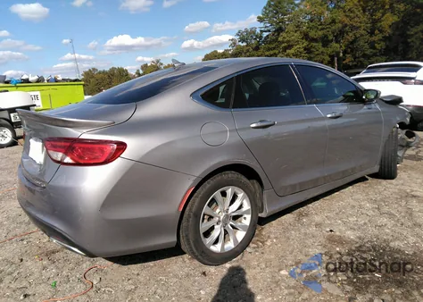 2015 Chrysler 200 C from USA, damaged, VIN 1C3CCCCG5FN515400